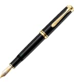 PELIKAN ペリカン F刻印 ペン・万年筆 樹脂系素材 ブラック ケース付き Amazon | PELIKAN ペリカン 万年筆 F 細字 スーベレーン ブラック M800